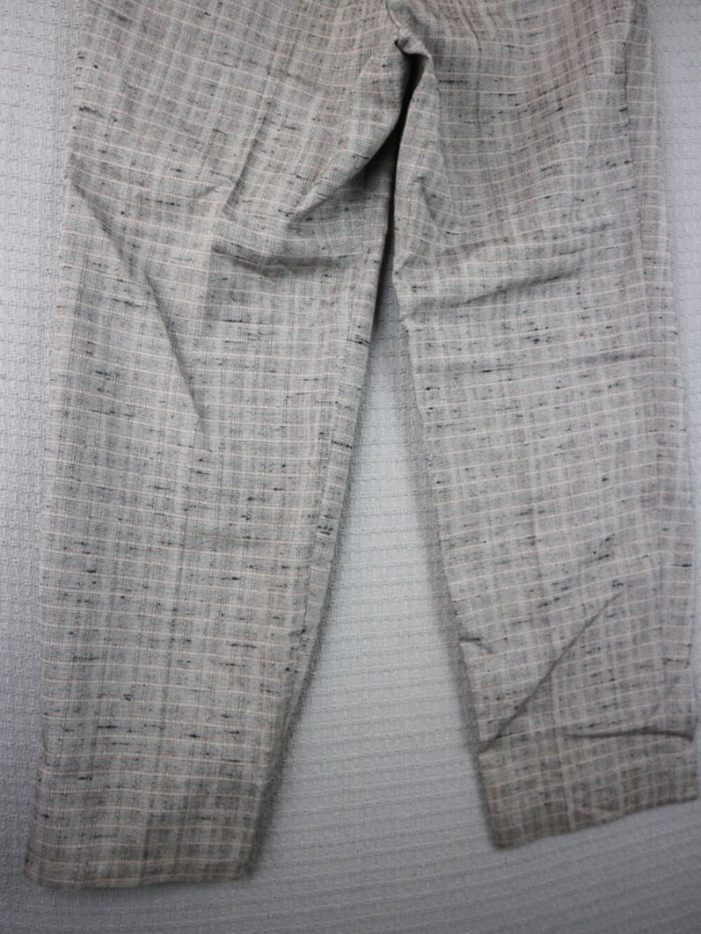 Union Made Polyester Viscose Vintage Straight Cut Trousers 33W - Picture 8 of 10